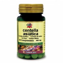 Centella asiática (complex) 400 mg. (ext. seco) 60 comprimidos con castaño de indias, ginkgo biloba y vid roja De Nature Essential De Laboratorios Bio Dis
