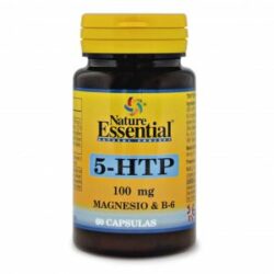 Triptófano (5-HTP 100 mg.) + magnesio + B-6. 60 cápsulas De Nature Essential De Laboratorios Bio Dis