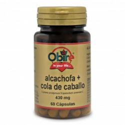 Alcachofa y Cola de Caballo 60 cápsulas de 430 mg. Obire De Laboratorios Bi Dis