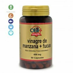Vinagre de manzana + fucus 400 mg. 90 capsulas de Obire De Laboratorios Bio Dis