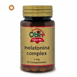 Melatonina 1 mg. (complex) 60 comprimidos con pasiflora, amapola californiana, melisa, tila y valeriana. de Obire De Laboratorios Bio Dis