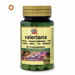 Valeriana (complex) 400 mg. (ext. seco) 60 comprimidos con amapola californiana, triptófano, pasiflora, melisa y tila de Obire de Laboratorios Bio Dis