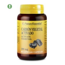 Carbón vegetal activado 300 mg. 90 cápsulas de Nature Essential De Laboratorios Bio Dis