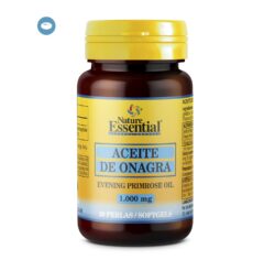 Aceite de onagra 1000 mg. (10% GLA + 5 mg. Vitamina E) 30 perlas de Nature Essential De Laboratorios Bio Dis