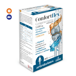 Confortflex® 1200 mg. 90 comprimidos con colágeno marino, cúrcuma, magnesio, ácido hialurónico y vitamina C. de Nature Essential Blister