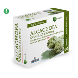 Alcachofa (complex) 2300 mg. (ext. seco) 60 cápsulas con cola de caballo, opúntia, garcinia y sen. de Nature Essential Blister