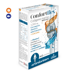 Confortflex® 1200 mg. 60 comprimidos con colágeno marino, cúrcuma, magnesio, ácido hialurónico y vitamina C. de Nature Essential Blister